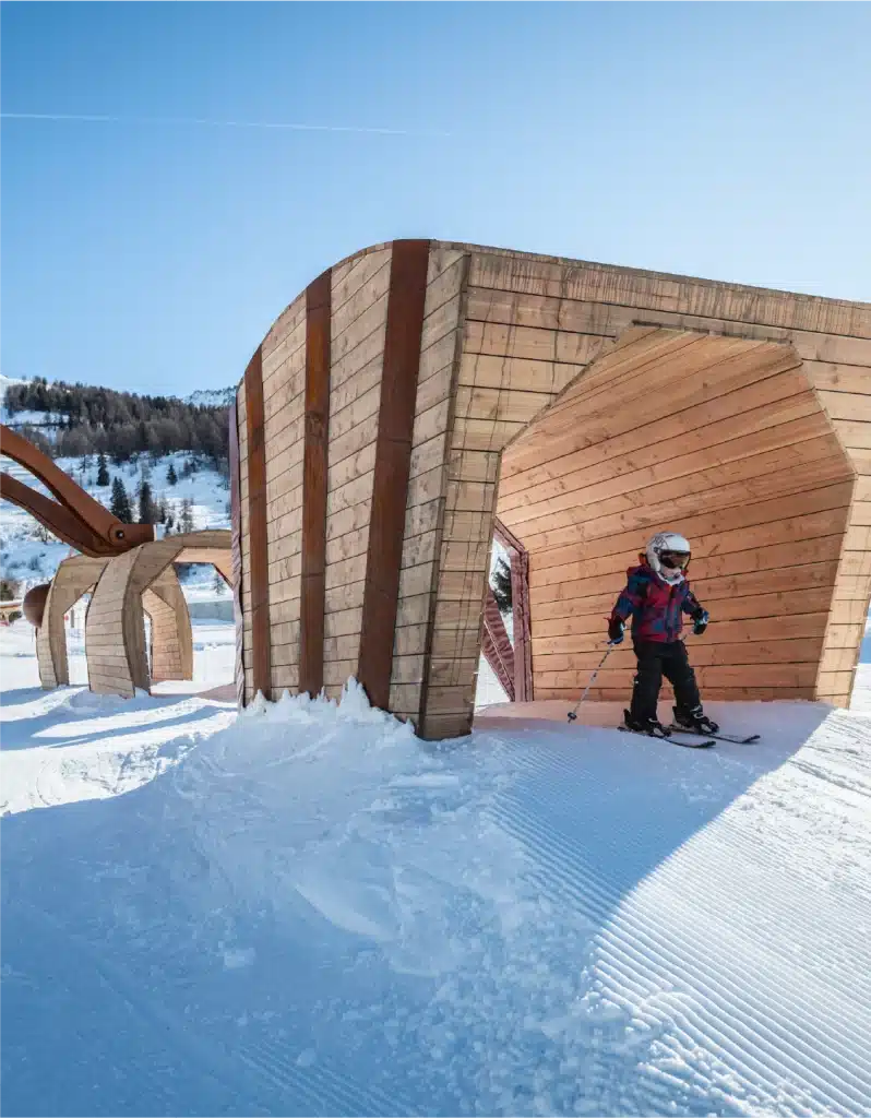 Photographie de la fourmi géante de la Piste des minis du domaine Les nouveautés des Arcs / Peisey-Vallandry